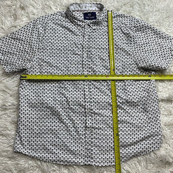 International Report Button Down Shirt Tree Print Size XXL - Picture 3 of 5